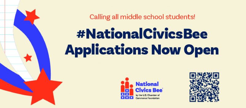 National Civics Bee - DEADLINE EXTENDED TO 2/17/26